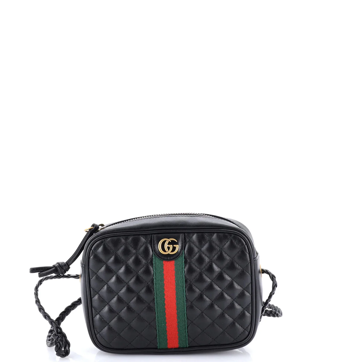 Trapuntata Camera Bag Quilted Leather Mini - Deep Luxury