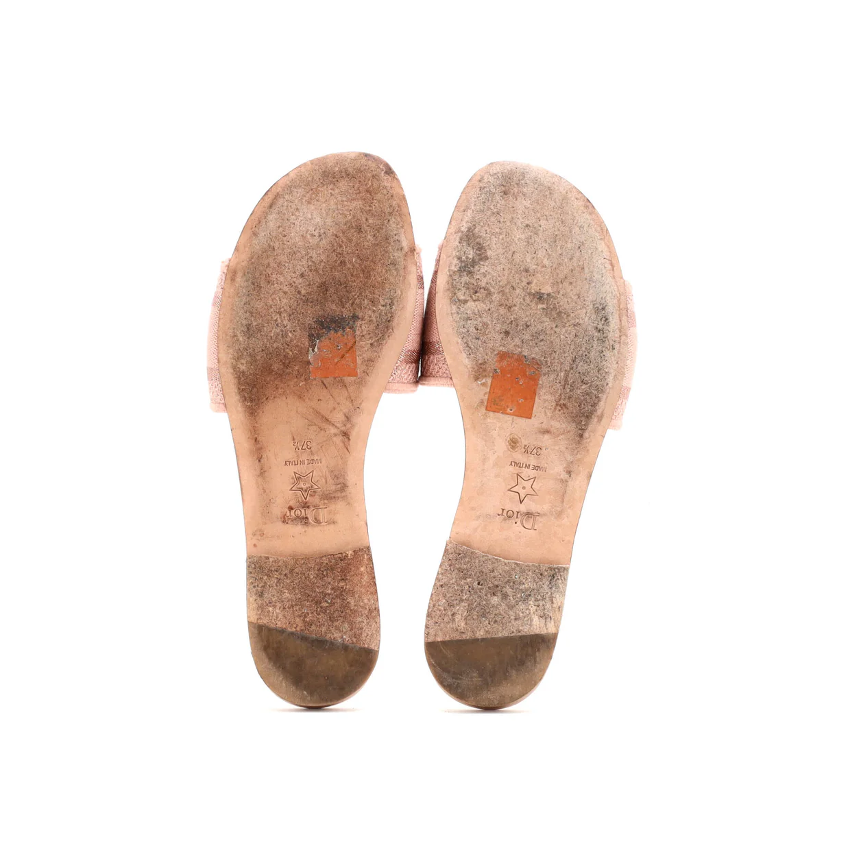 Women's Dway Flat Sandals Embroidered Canvas - Deep Luxury