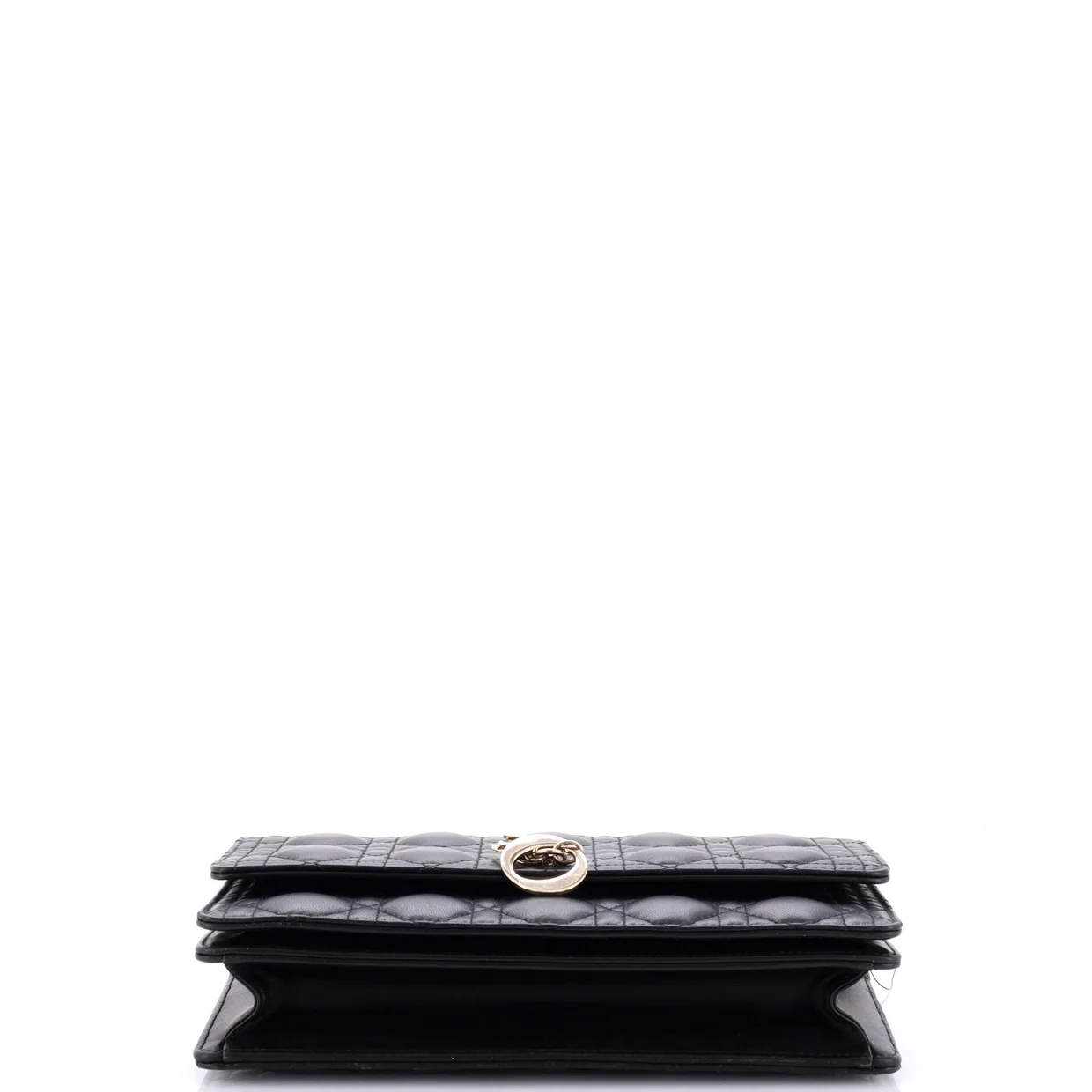 My Dior Top Handle Flap Bag Cannage Quilt Lambskin Small - Deep Luxury