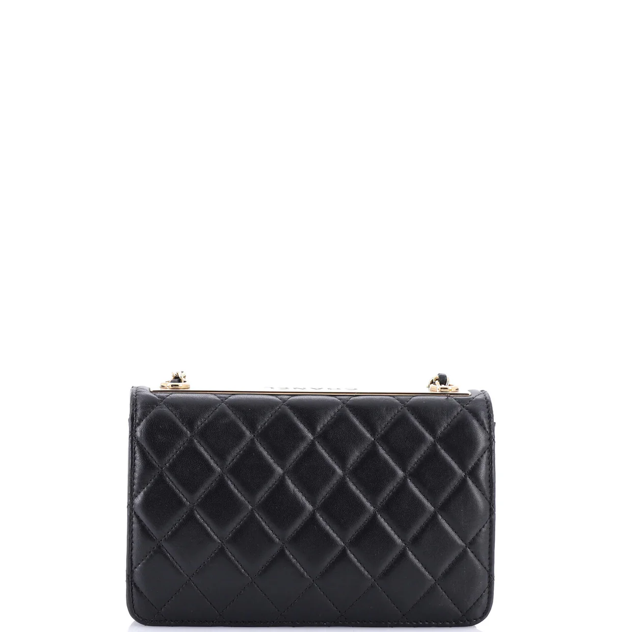 Trendy CC Wallet on Chain NM Quilted Lambskin - Deep Luxury