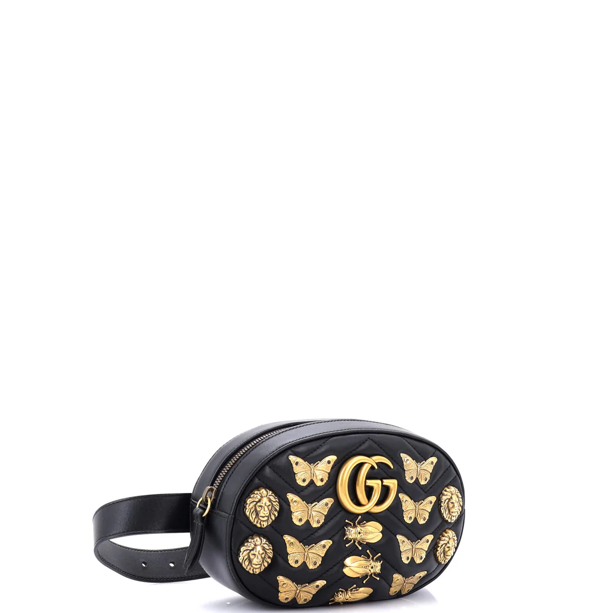 GG Marmont Belt Bag Embellished Matelasse Leather - Deep Luxury