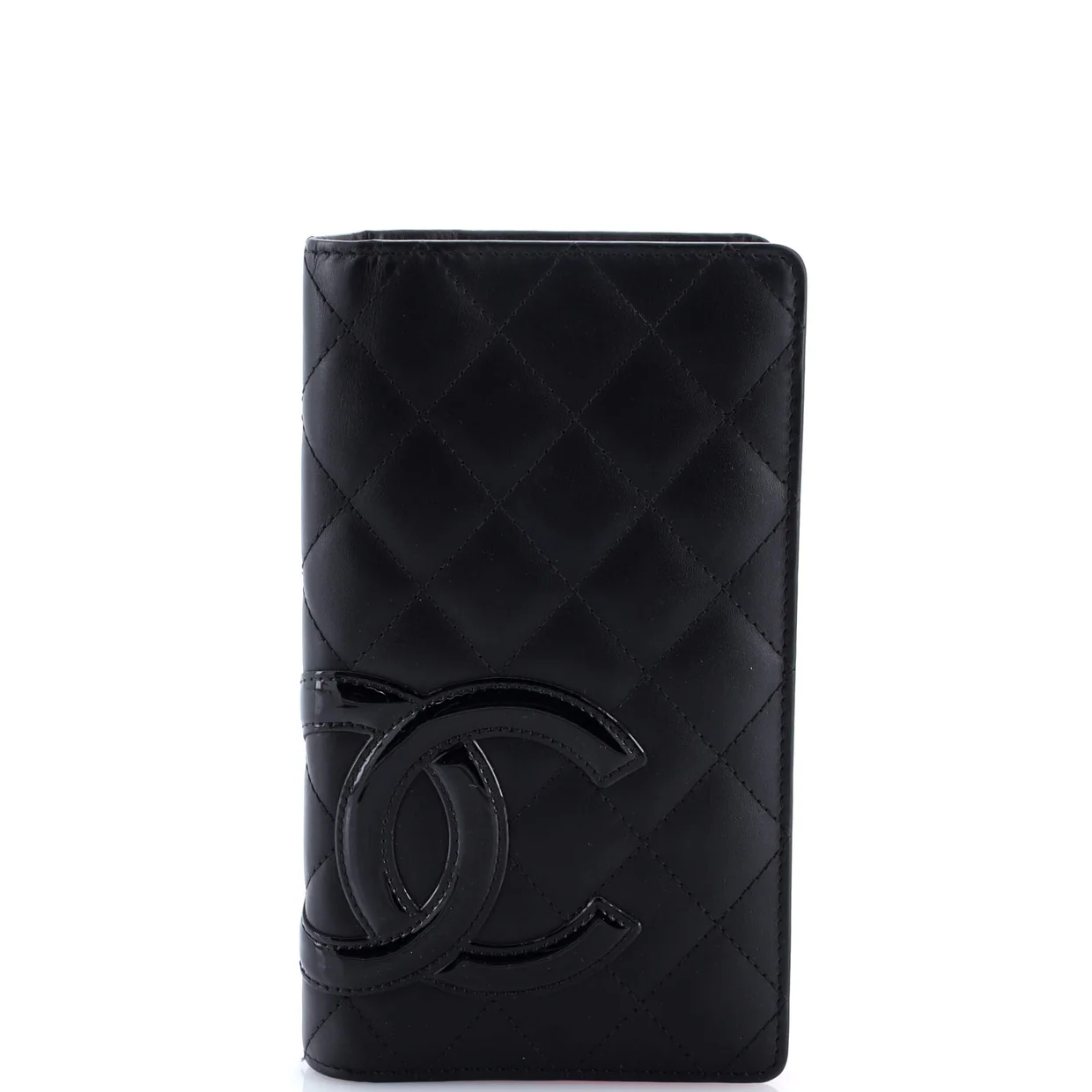 Cambon Bifold Wallet Quilted Lambskin Long - Deep Luxury