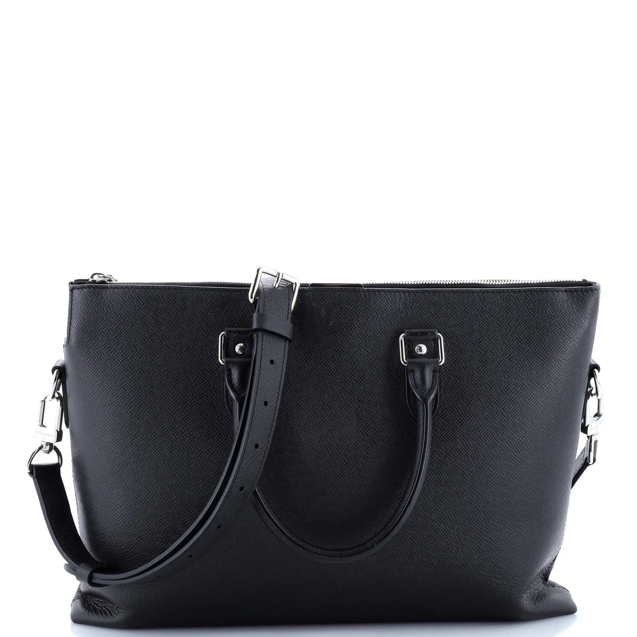 Anton Soft Briefcase Taiga Leather - Deep Luxury