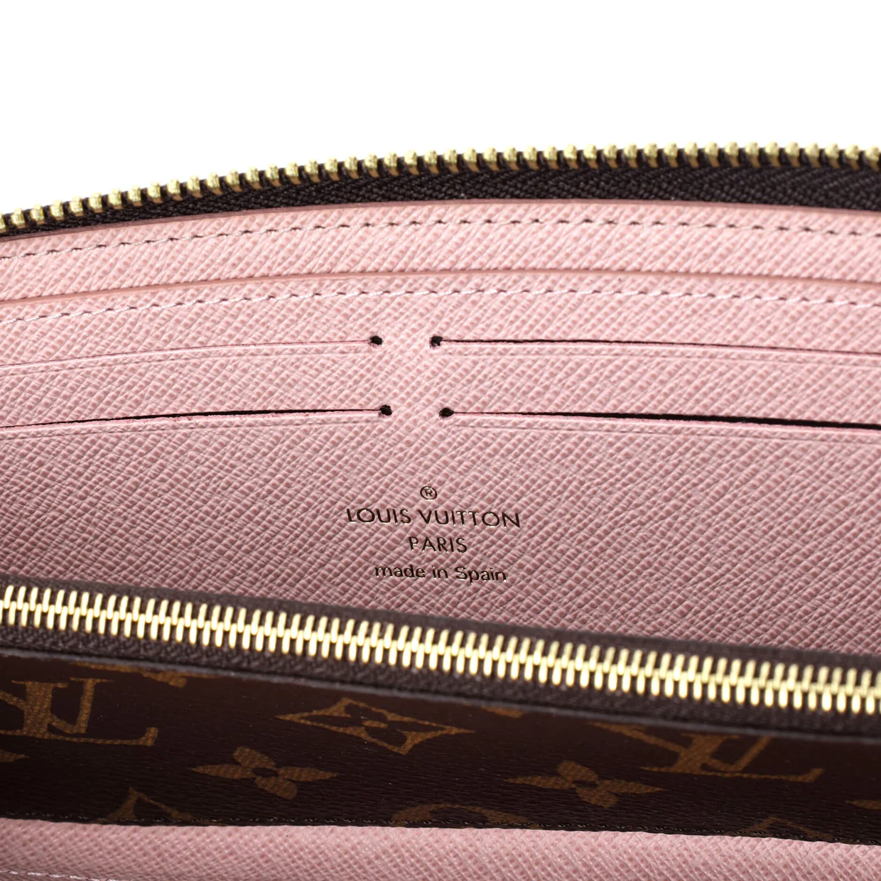 Clemence Wallet Monogram Canvas - Deep Luxury