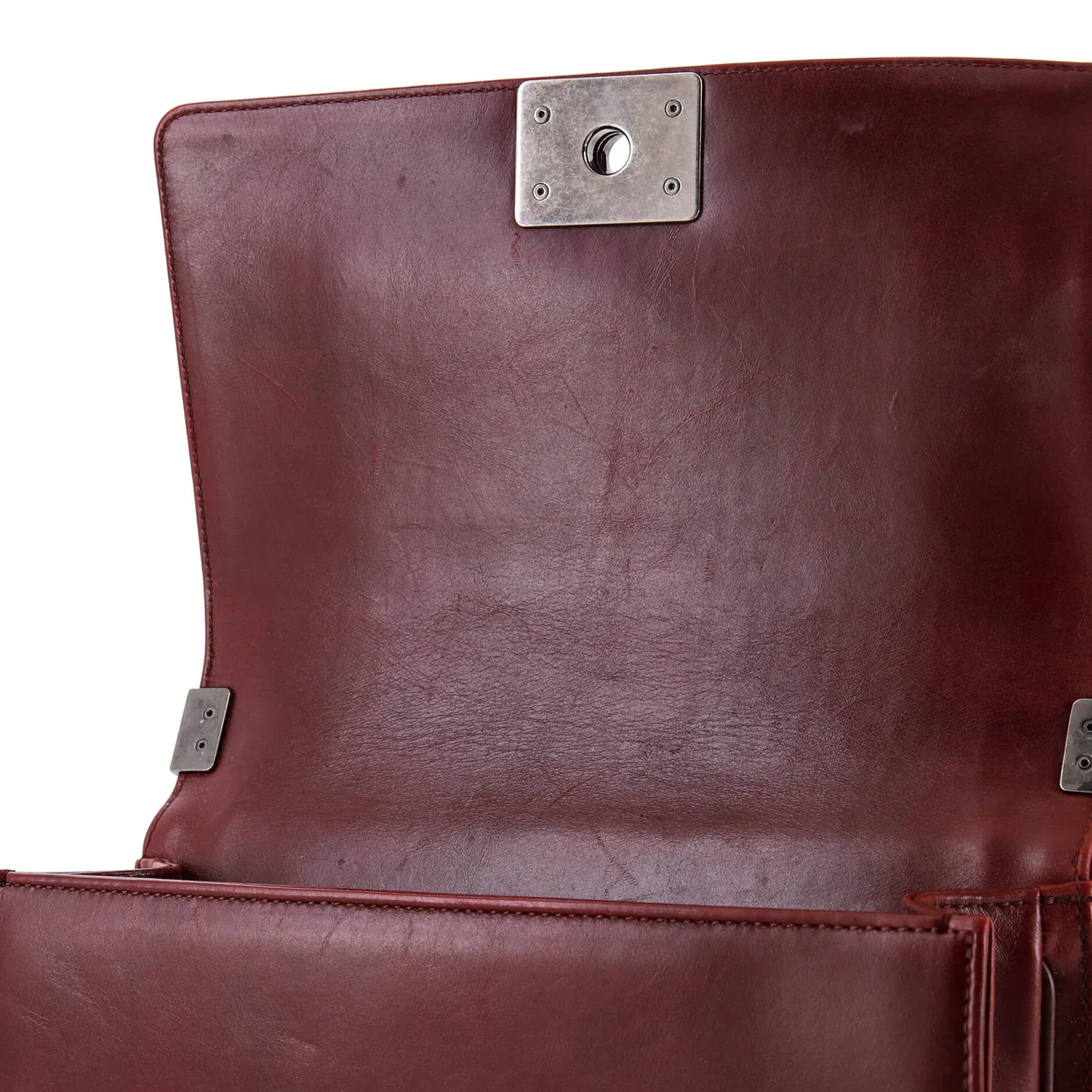 Boy Flap Bag Quilted Caviar Old Medium - Deep Luxury