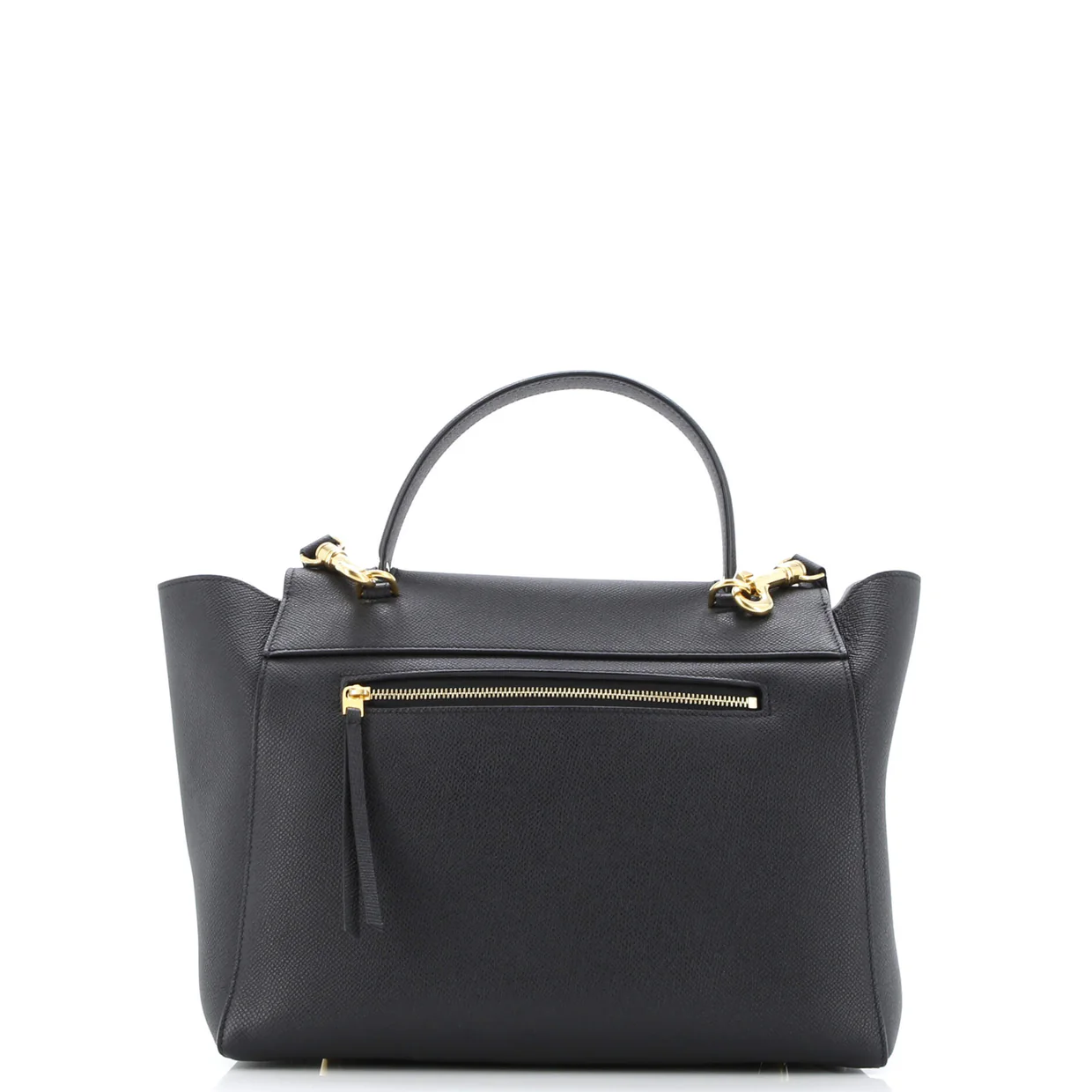 Belt Bag Textured Leather Mini - Deep Luxury