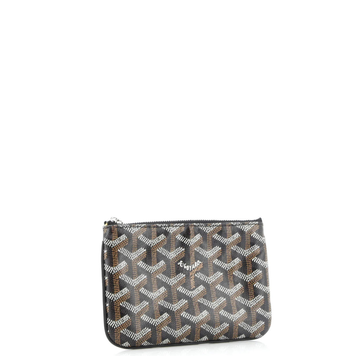 Senat Zip Pouch Coated Canvas Mini - Deep Luxury