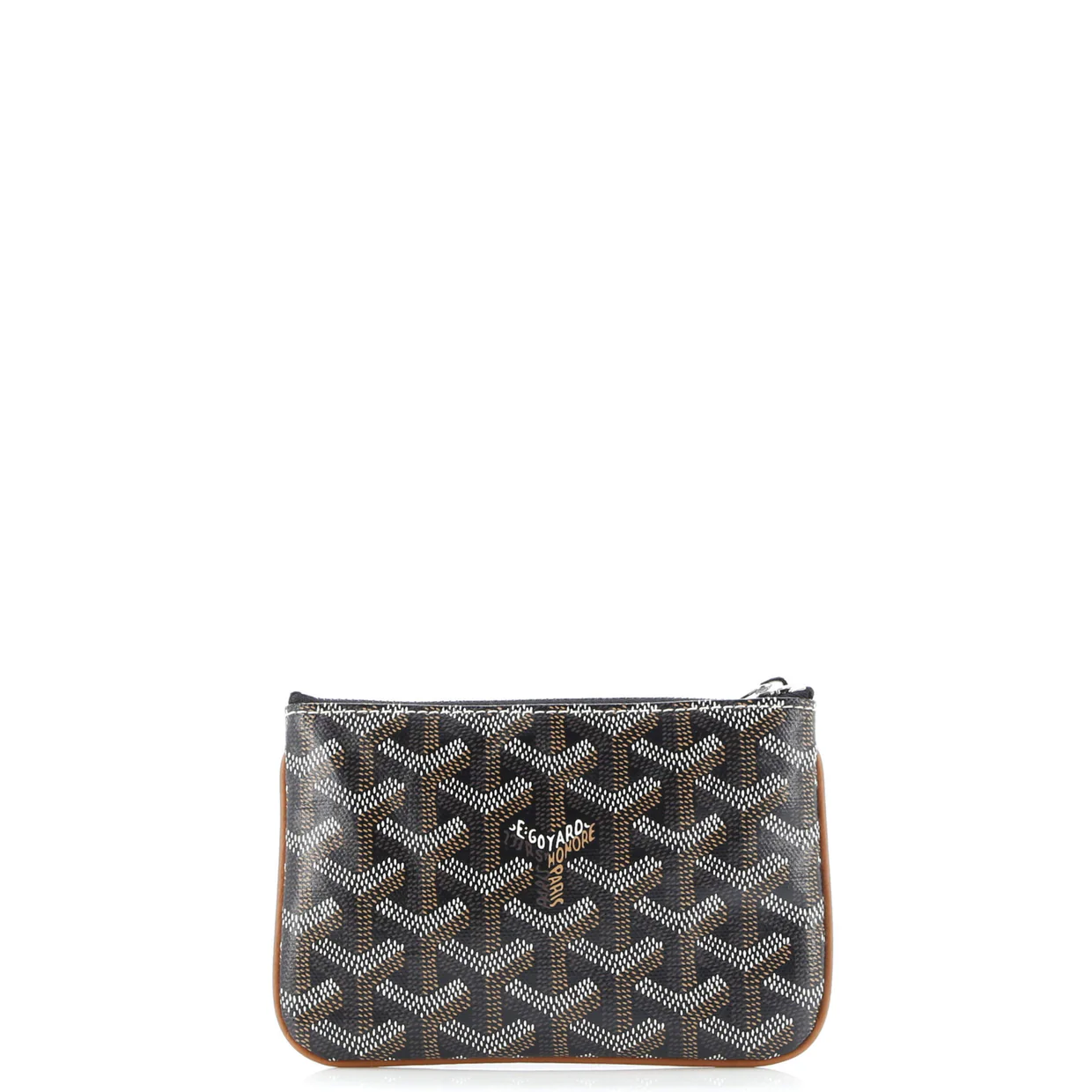 Senat Zip Pouch Coated Canvas Mini - Deep Luxury