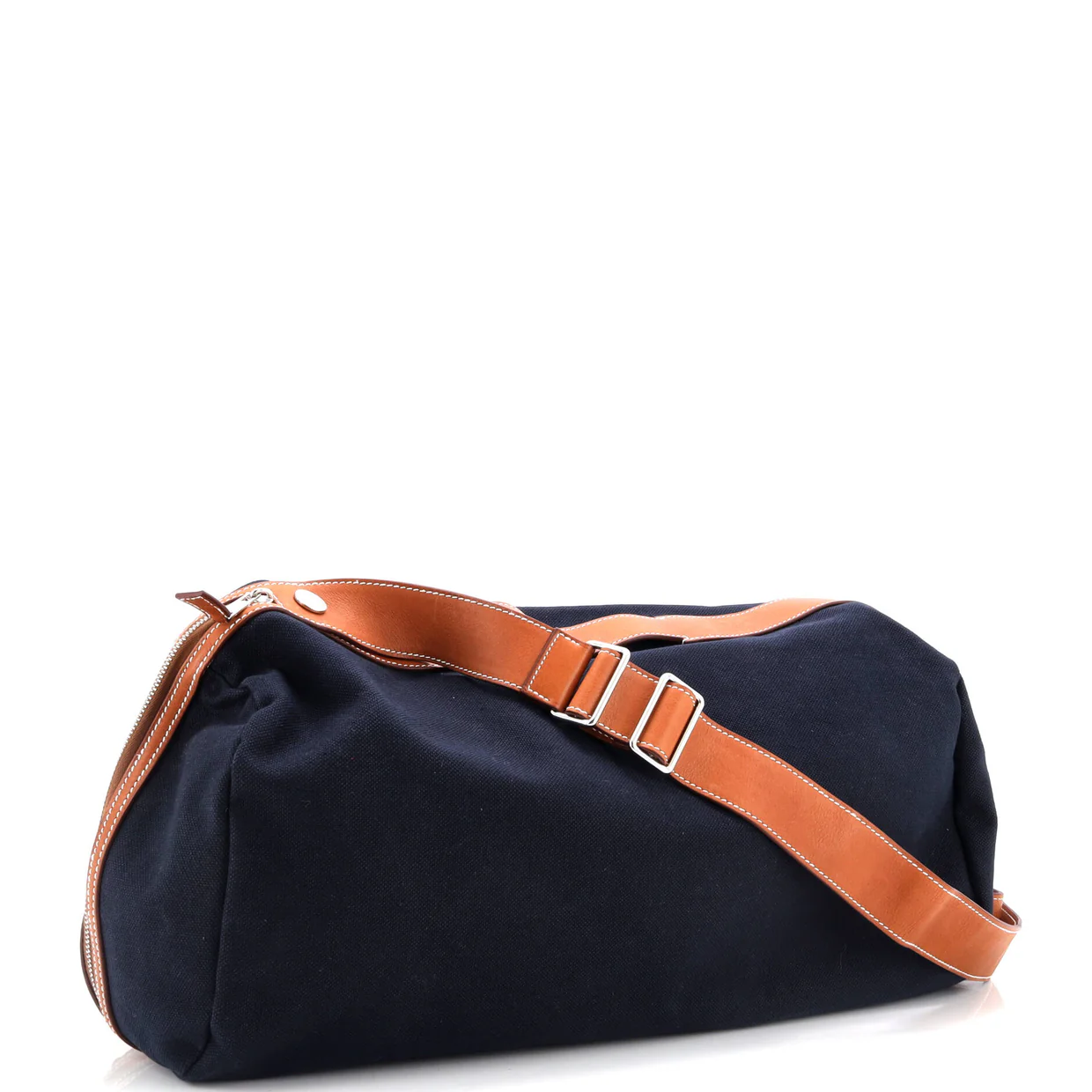 Odyssee Terre Duffle Bag Canvas with Leather - Deep Luxury