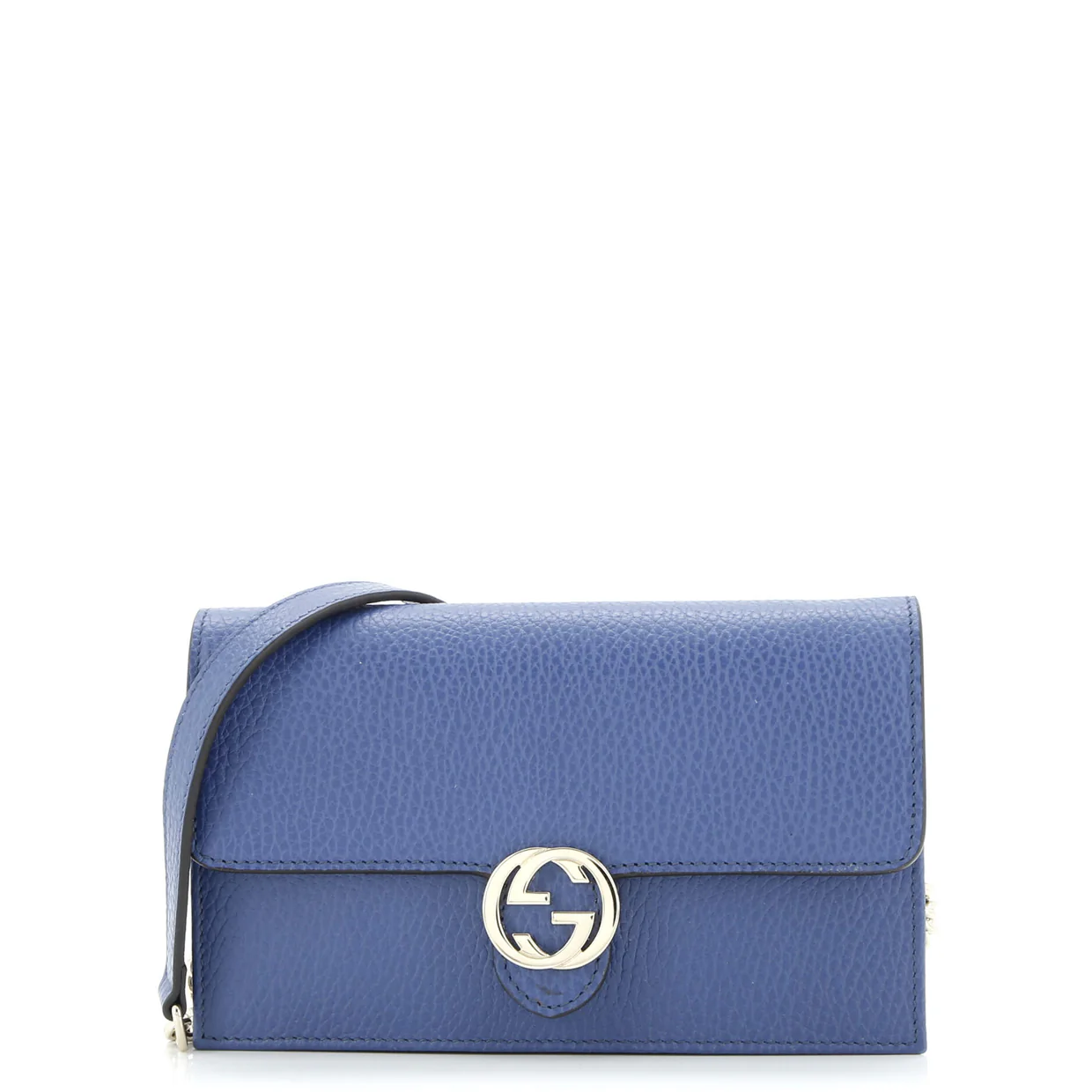 Interlocking Shoulder Bag Leather Small - Deep Luxury