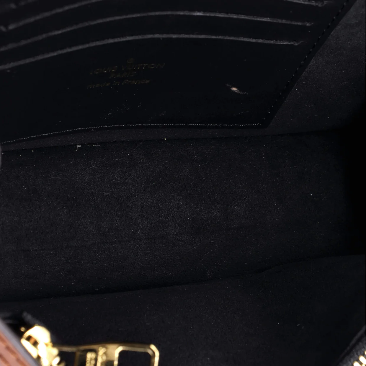 Dauphine Chain Wallet Reverse Monogram Canvas - Deep Luxury