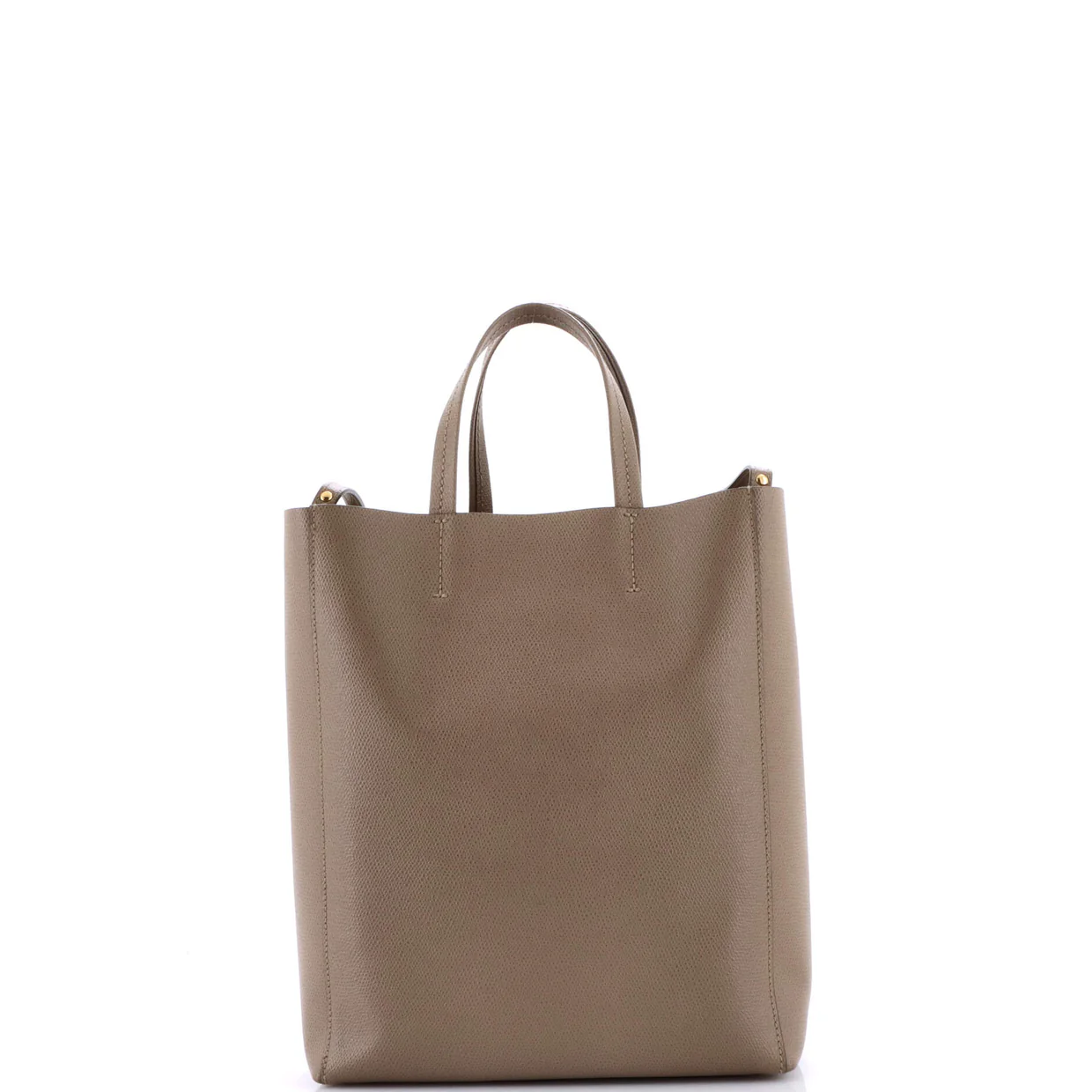 Vertical Cabas Tote Grained Calfskin Small - Deep Luxury