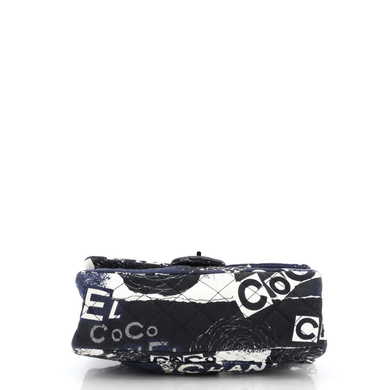 Reissue 2.55 Flap Bag Quilted Printed Jersey 225 - Deep Luxury