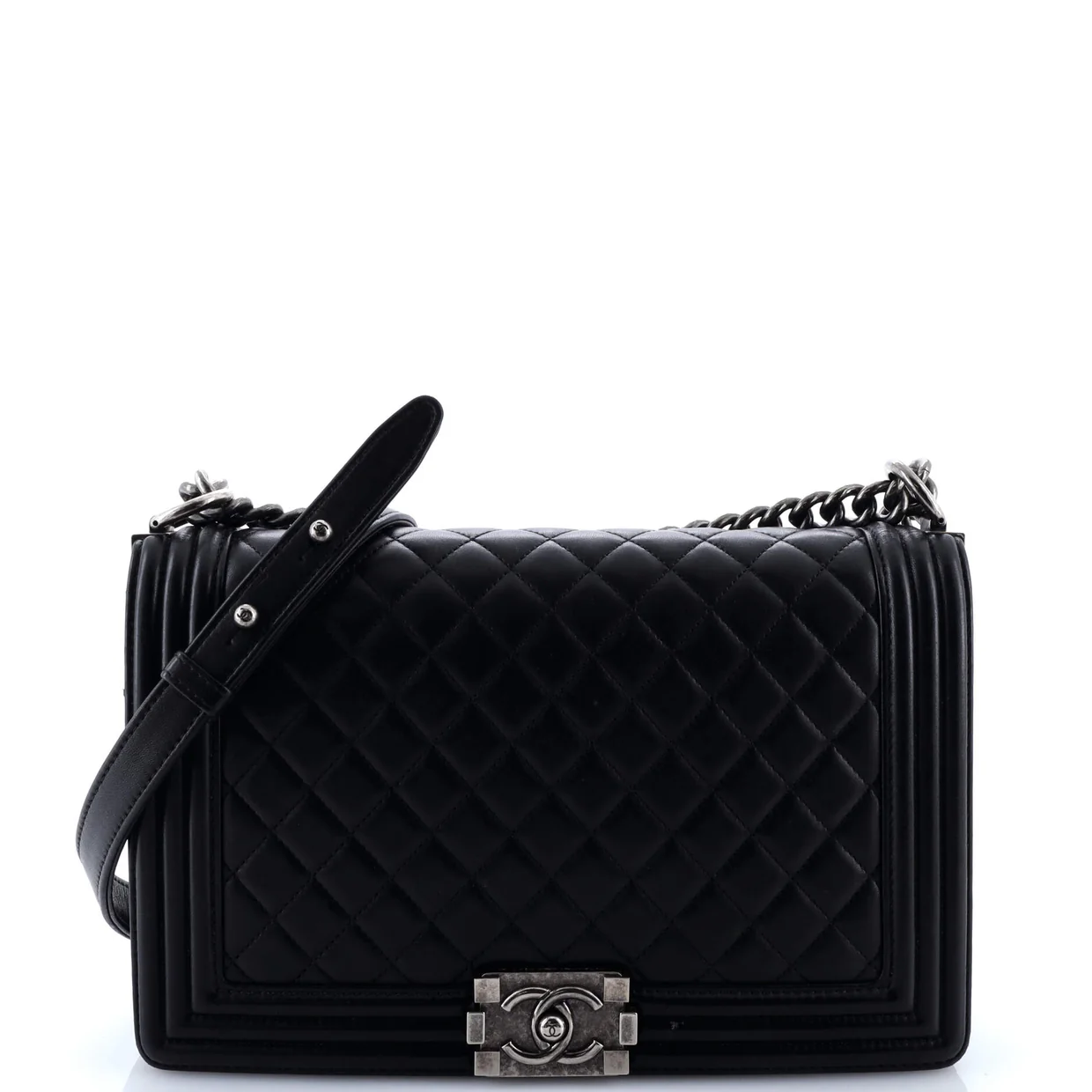 Boy Flap Bag Quilted Lambskin New Medium - Deep Luxury