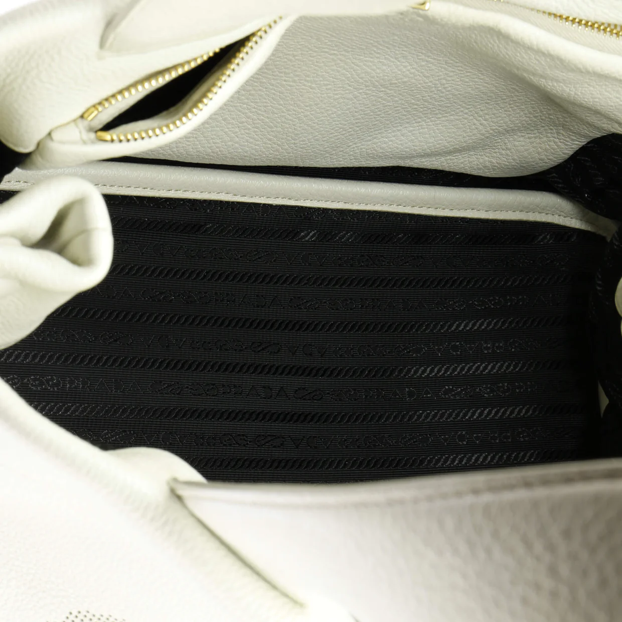 Logo Tote Perforated Leather Medium - Deep Luxury
