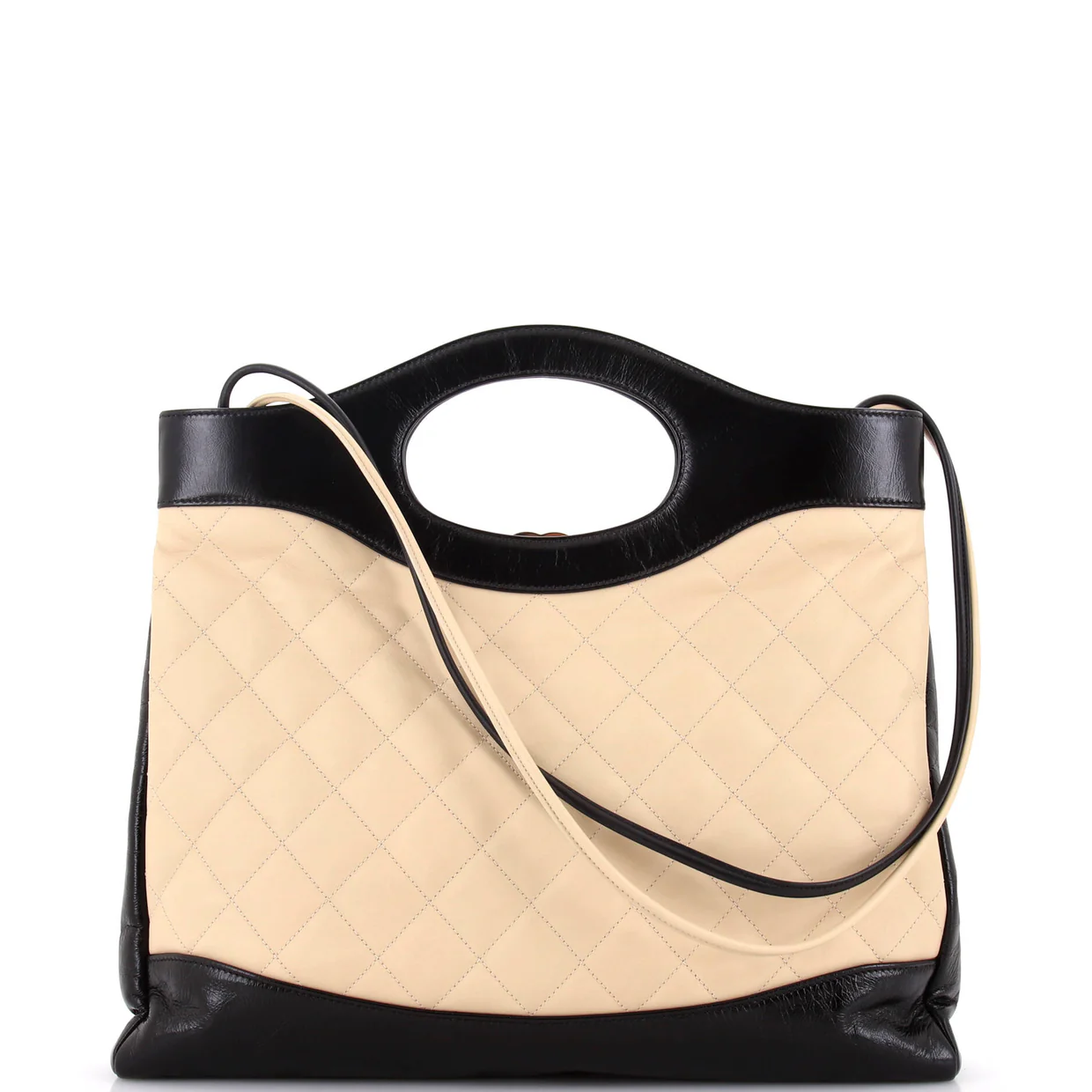 31 Shopping Bag Quilted Calfskin Large - Deep Luxury