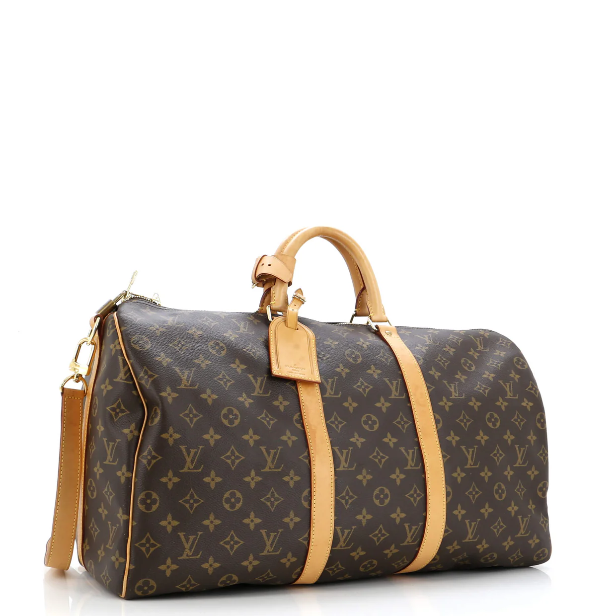 Keepall Bandouliere Bag Monogram Canvas 50 - Deep Luxury