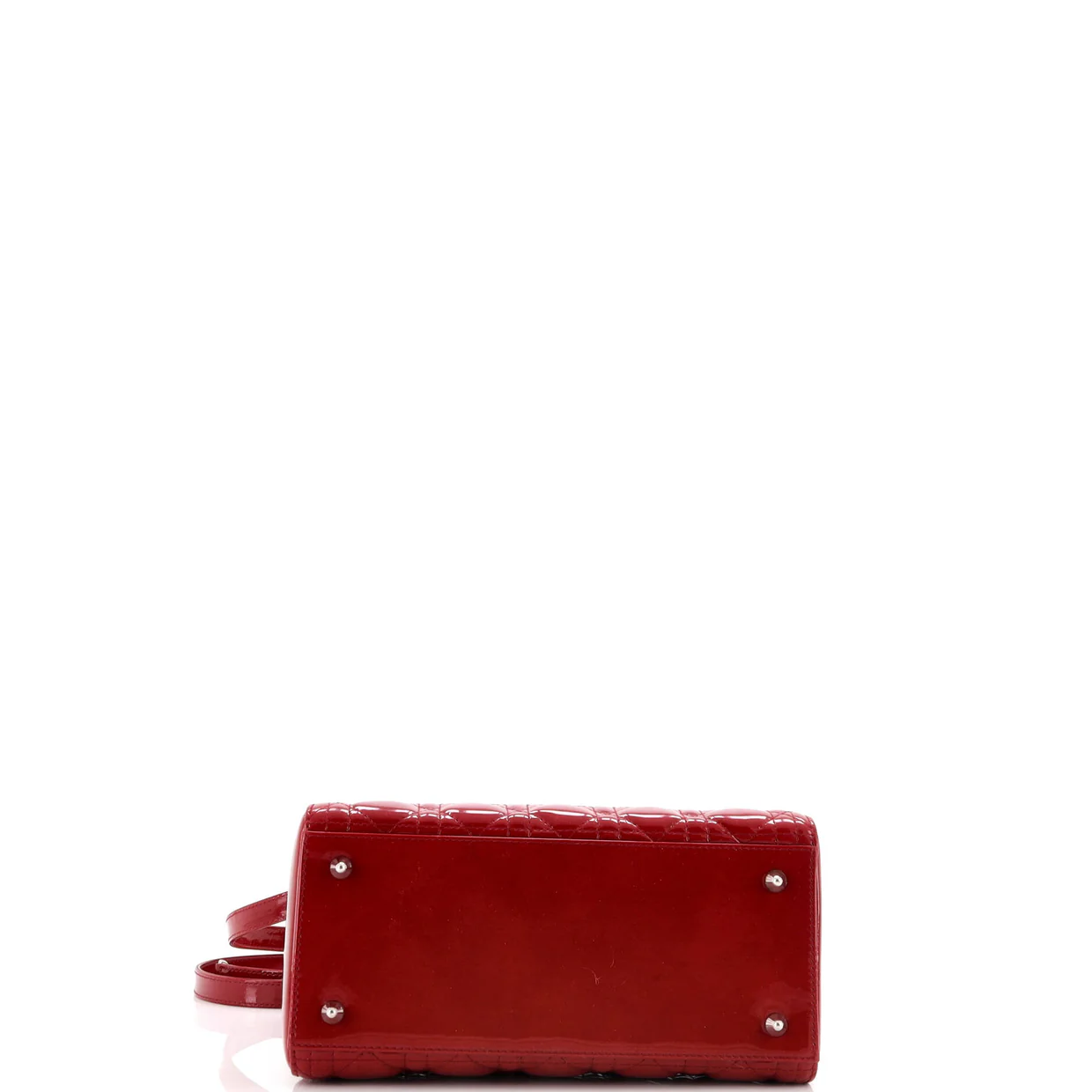 Lady Dior Bag Cannage Quilt Patent Medium - Deep Luxury