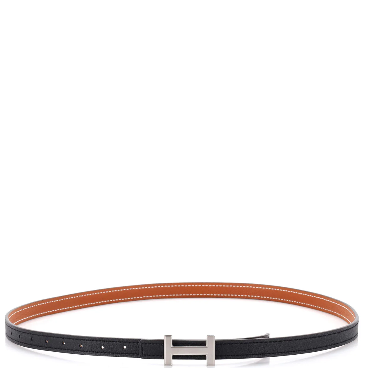 Focus Reversible Belt Leather Thin 80 - Deep Luxury