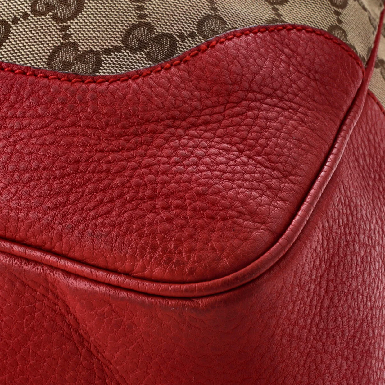 Diana Bamboo Shoulder Bag GG Canvas Medium - Deep Luxury