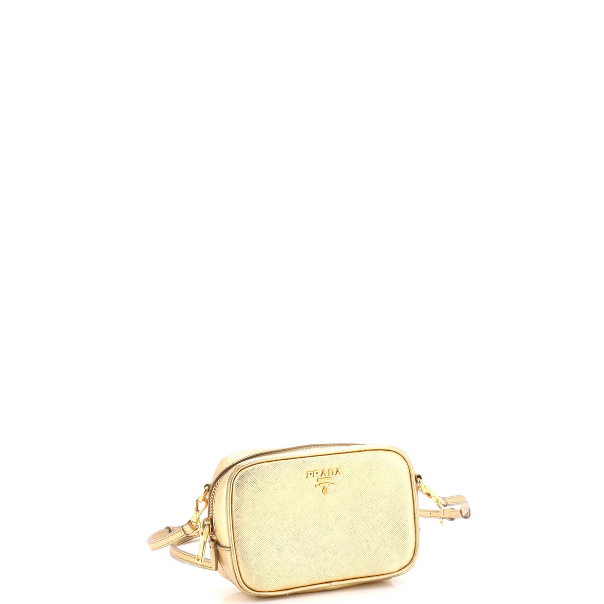 Camera Shoulder Bag Saffiano Leather Mini - Deep Luxury