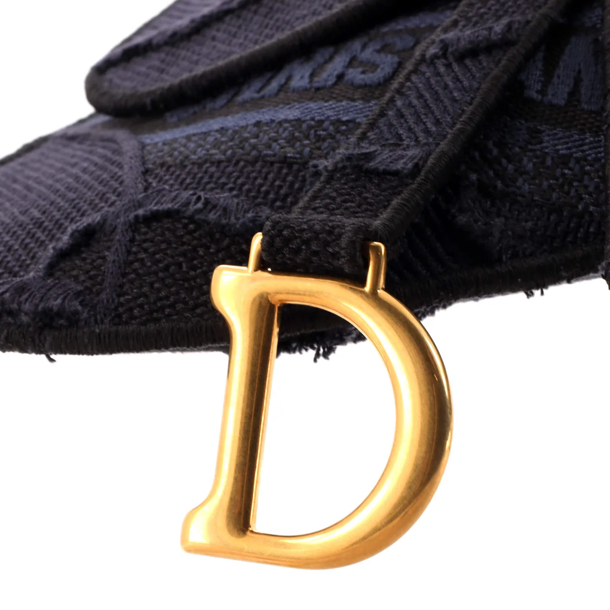 Saddle Belt Bag Camouflage Embroidered Canvas - Deep Luxury