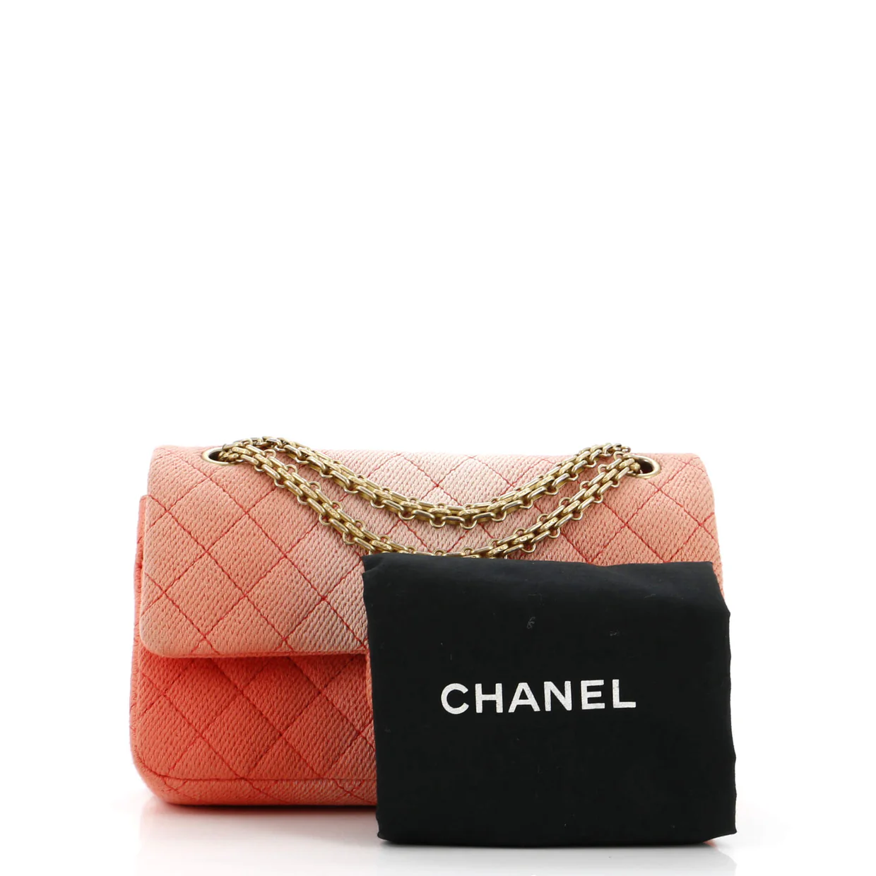 Reissue 2.55 Flap Bag Quilted Ombre Denim 225 - Deep Luxury