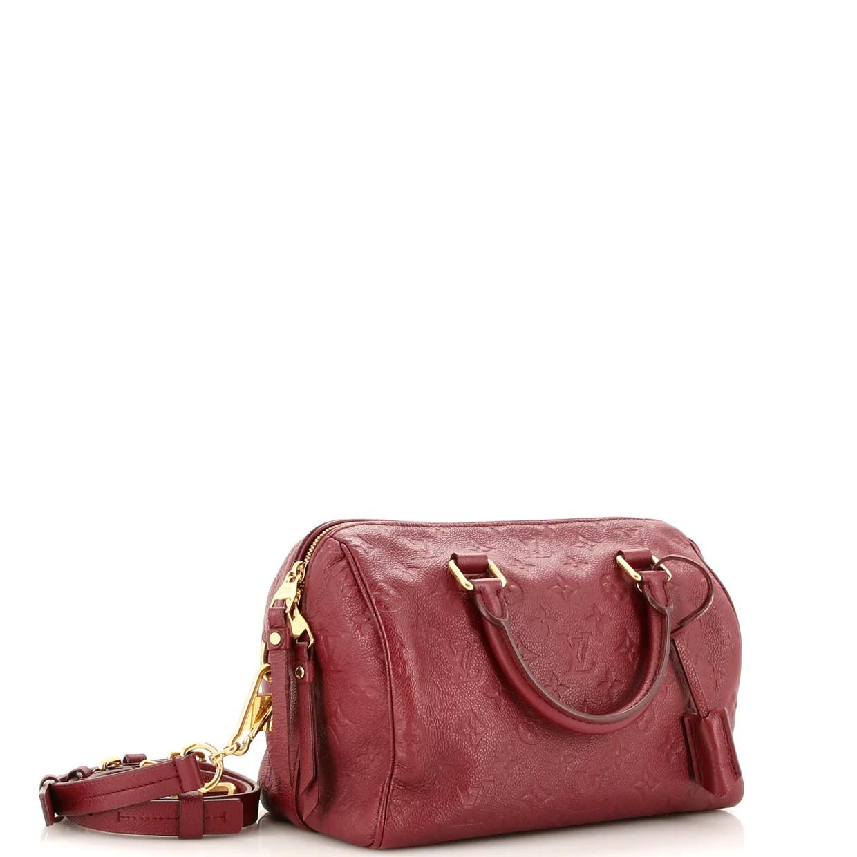 Speedy Bandouliere Bag Monogram Empreinte Leather 25 - Deep Luxury