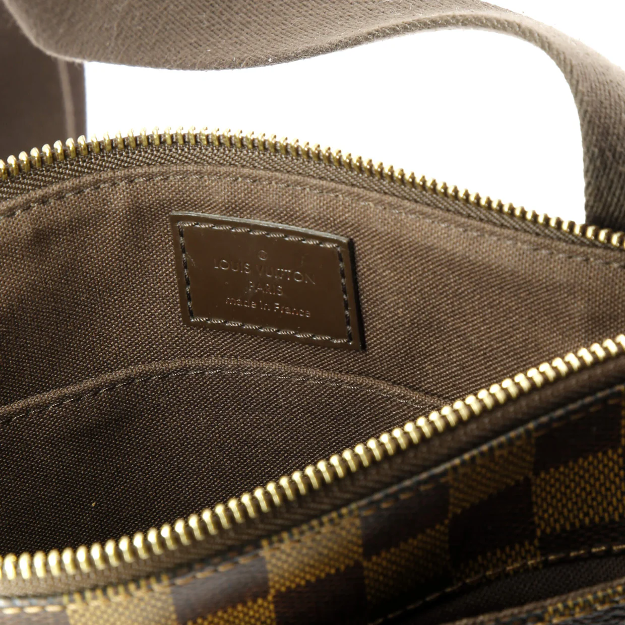 Brooklyn Pochette Plate Damier - Deep Luxury