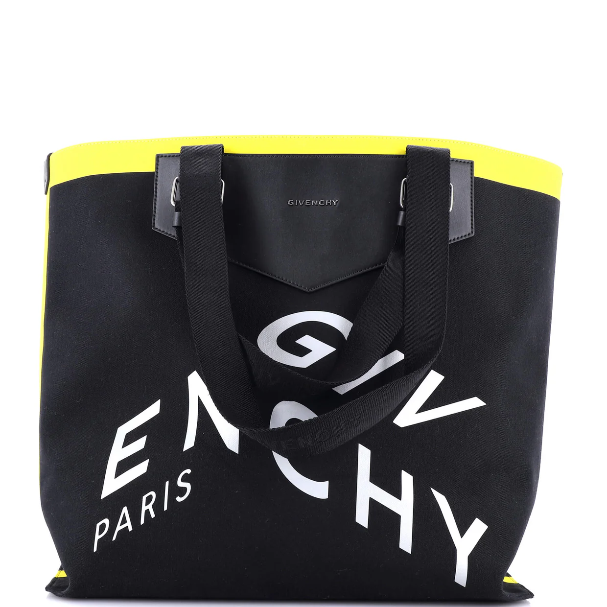 Antigona Logo Shopping Tote Printed Canvas Large - Deep Luxury