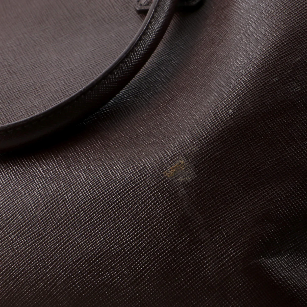 Lux Open Tote Saffiano Leather North South - Deep Luxury