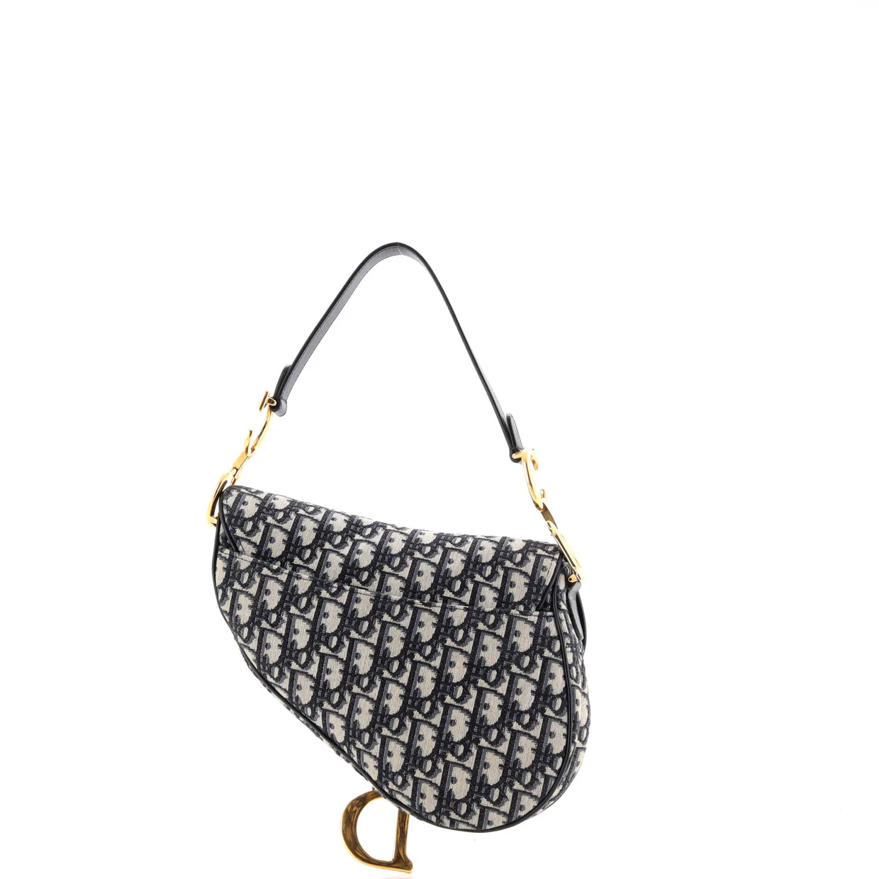 Saddle Handbag Oblique Canvas Medium - Deep Luxury