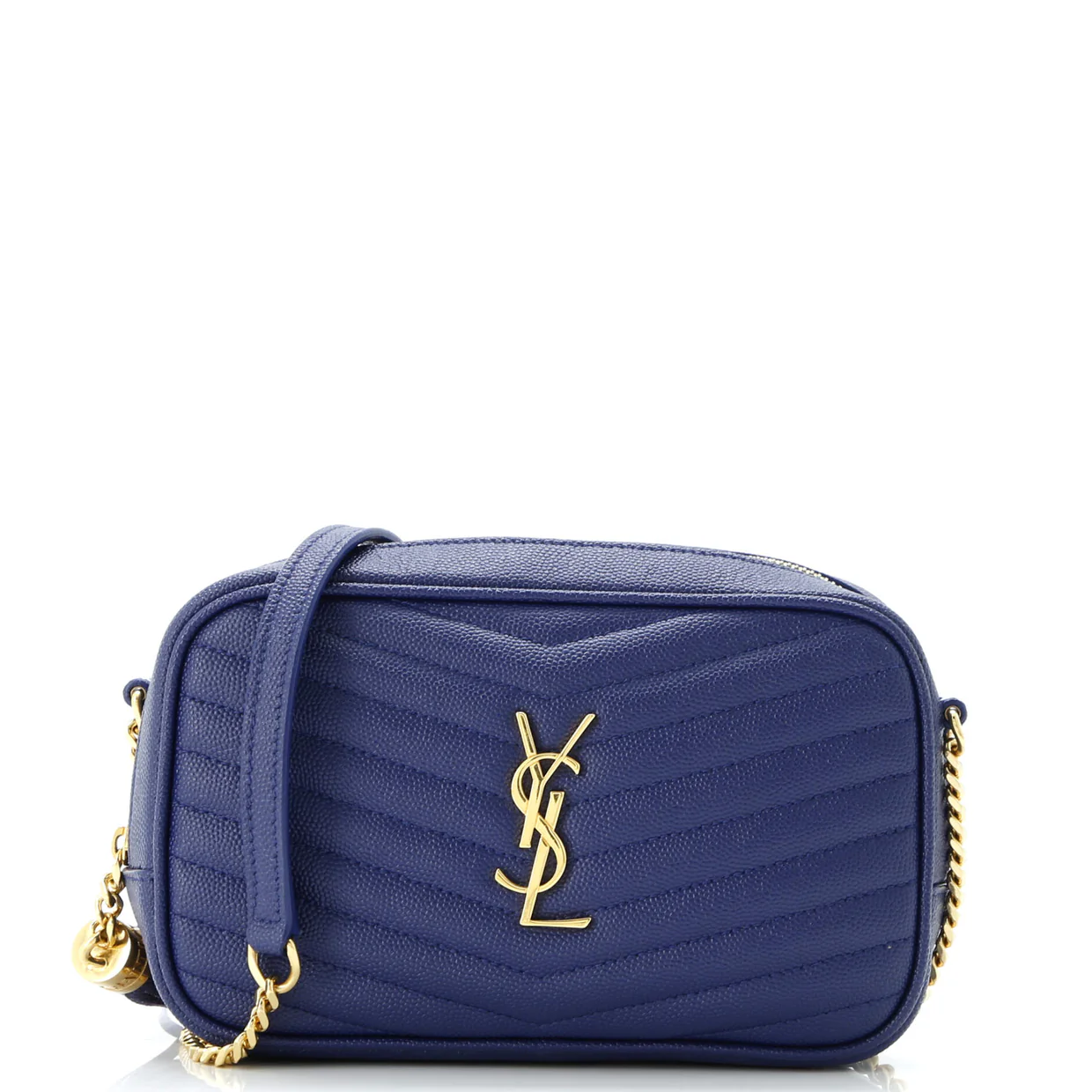 Lou Camera Bag Matelasse Chevron Leather Mini - Deep Luxury