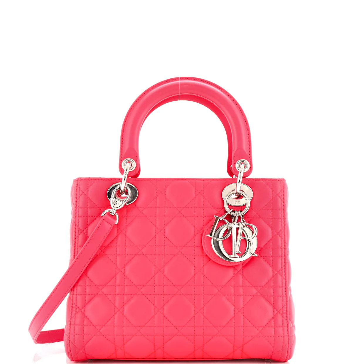 Lady Dior Bag Cannage Quilt Lambskin Medium - Deep Luxury