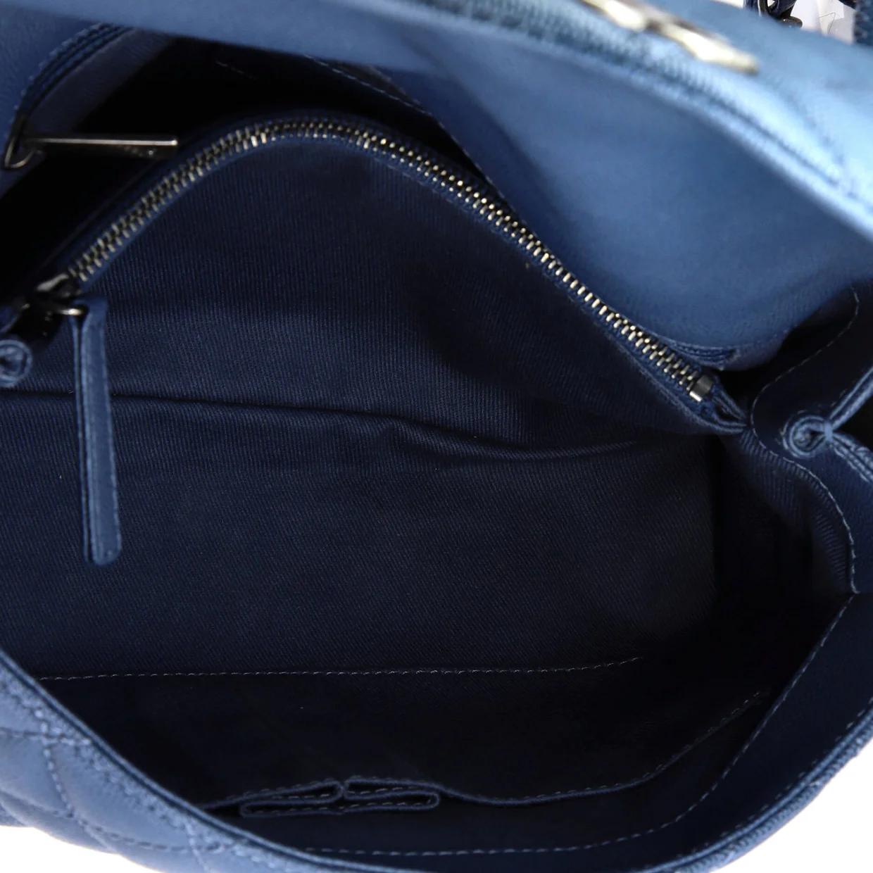 Coco Top Handle Bag Quilted Caviar Small - Deep Luxury