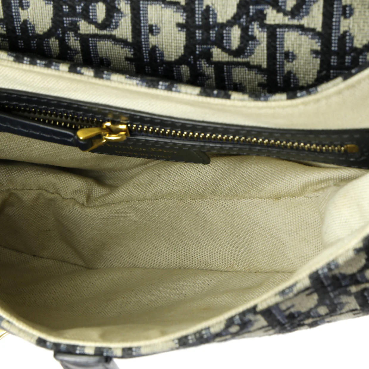 Saddle Handbag Oblique Canvas Medium - Deep Luxury