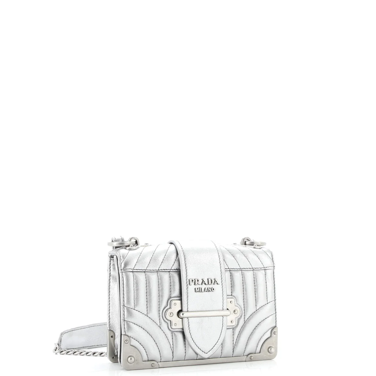 Cahier Crossbody Bag Diagramme Quilted Leather Small - Deep Luxury