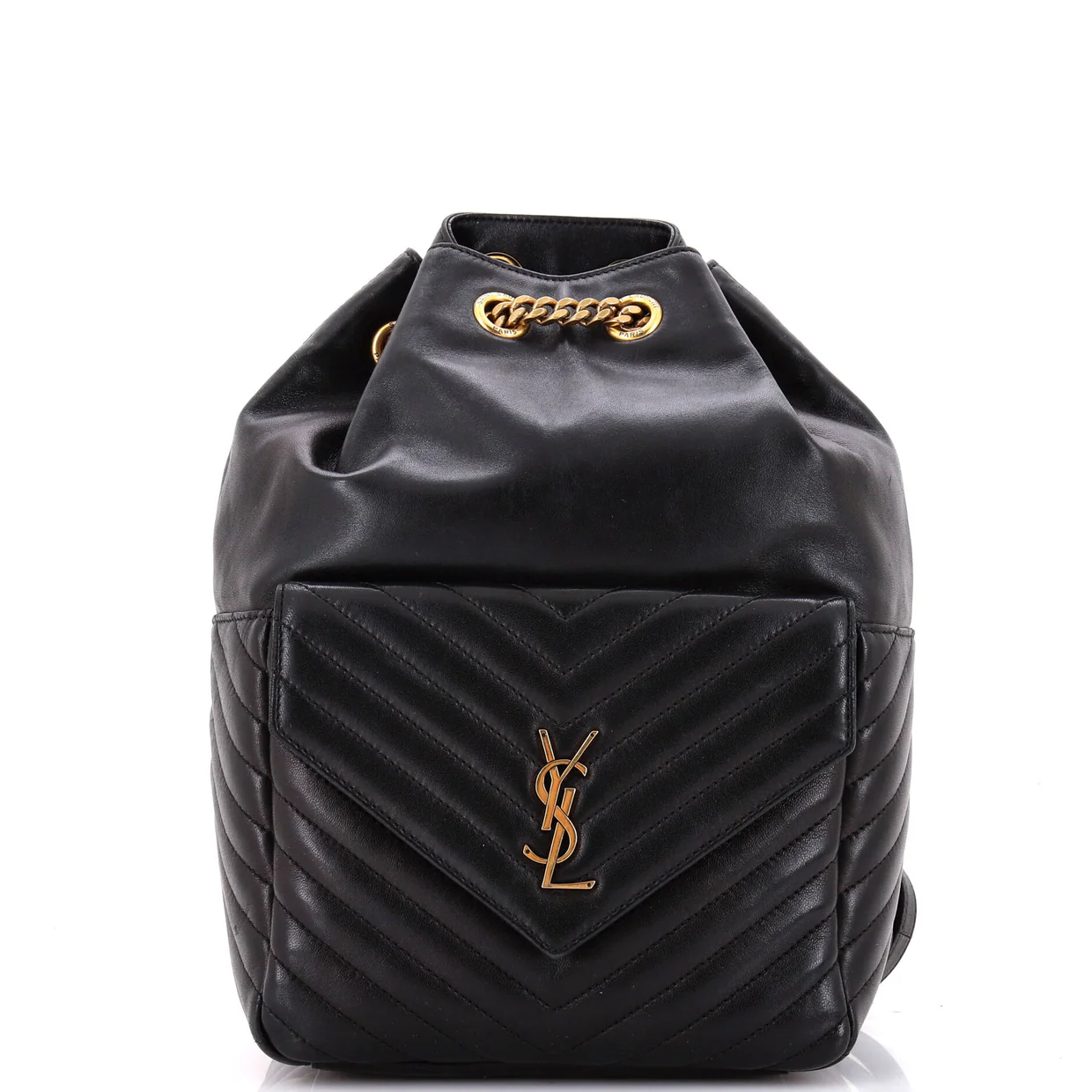 Joe Backpack Matelasse Chevron Leather - Deep Luxury