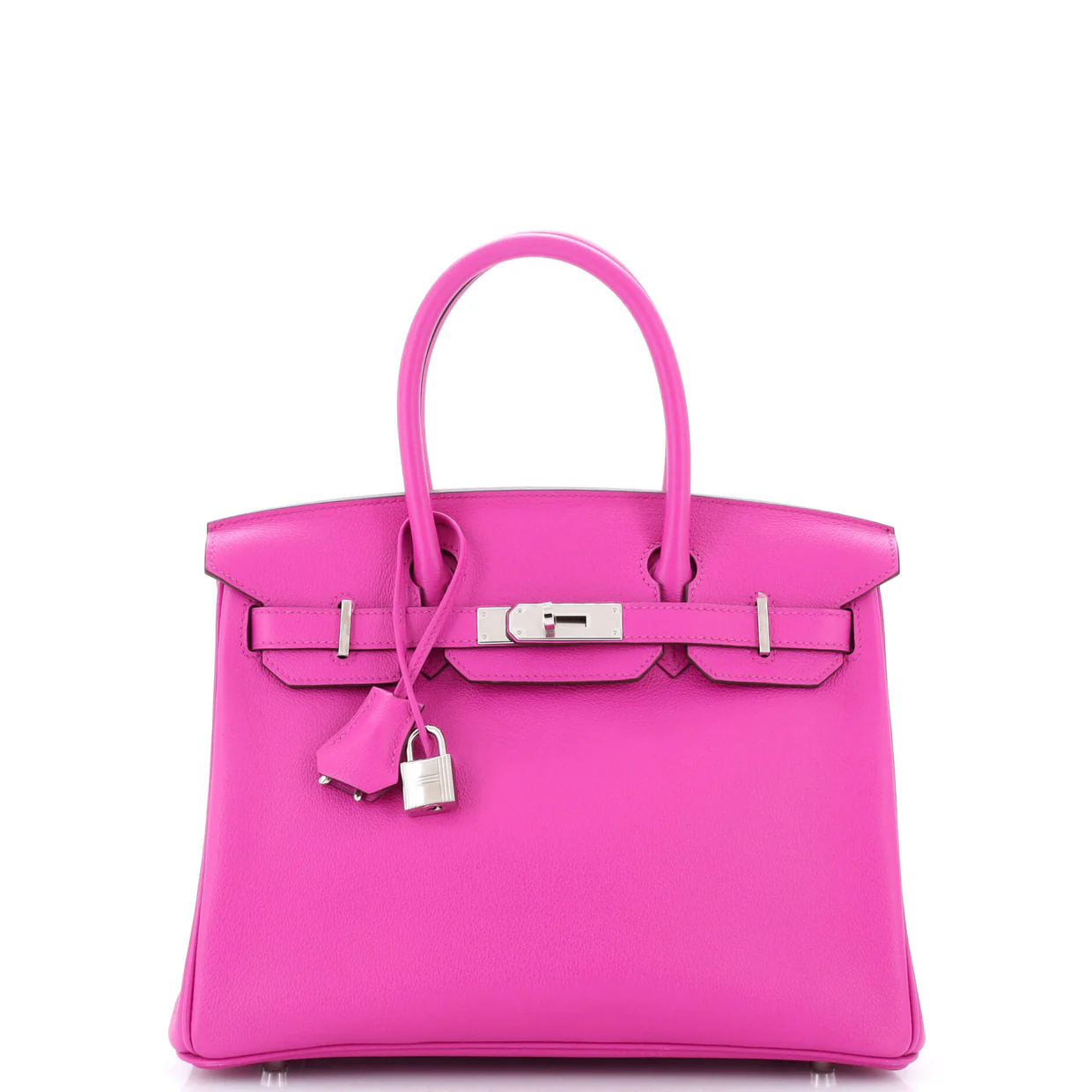 Birkin Handbag Magnolia Novillo with Palladium Hardware 30 - Deep Luxury
