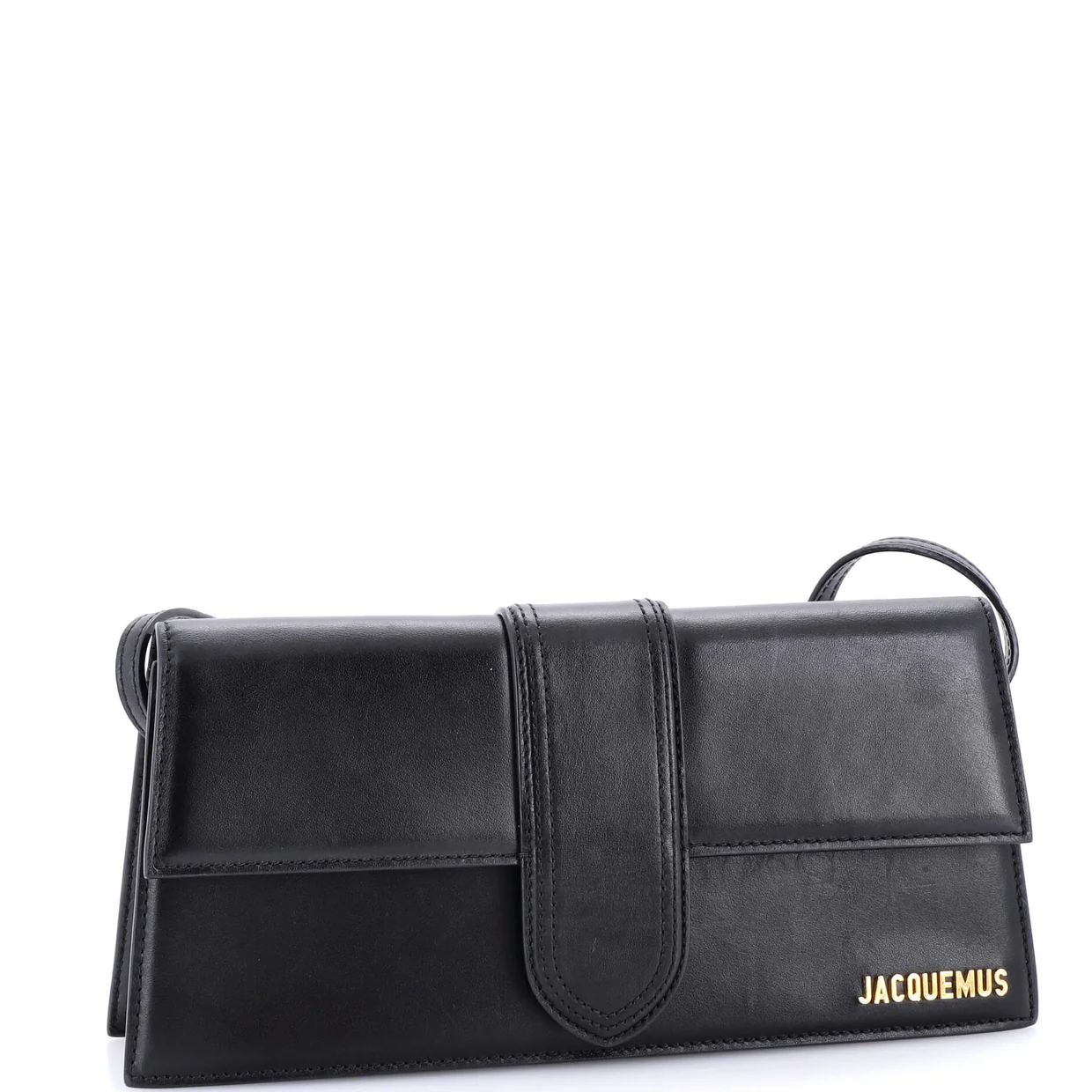 Le Bambino Flap Shoulder Bag Leather Long - Deep Luxury