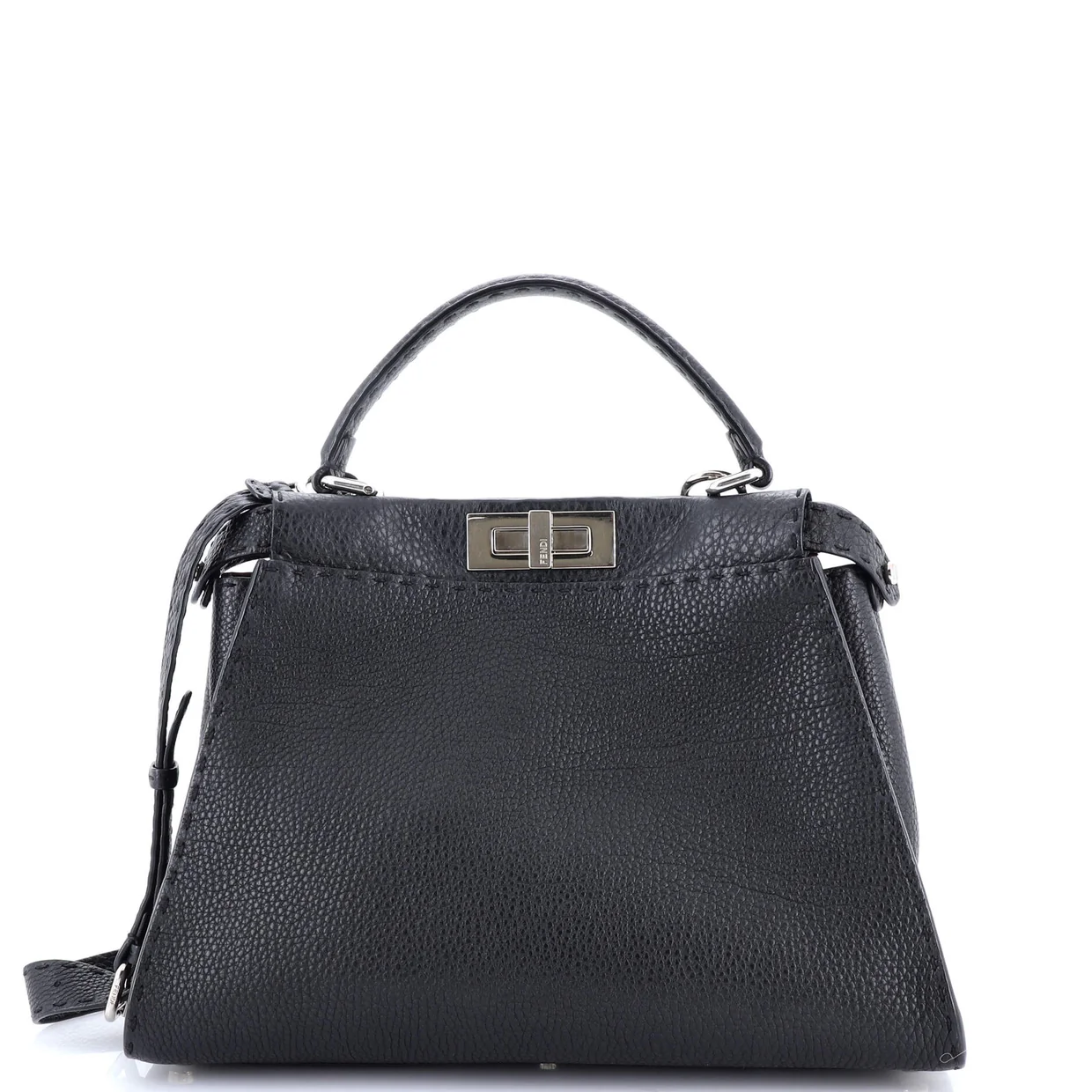 Selleria Peekaboo Bag Leather Medium - Deep Luxury