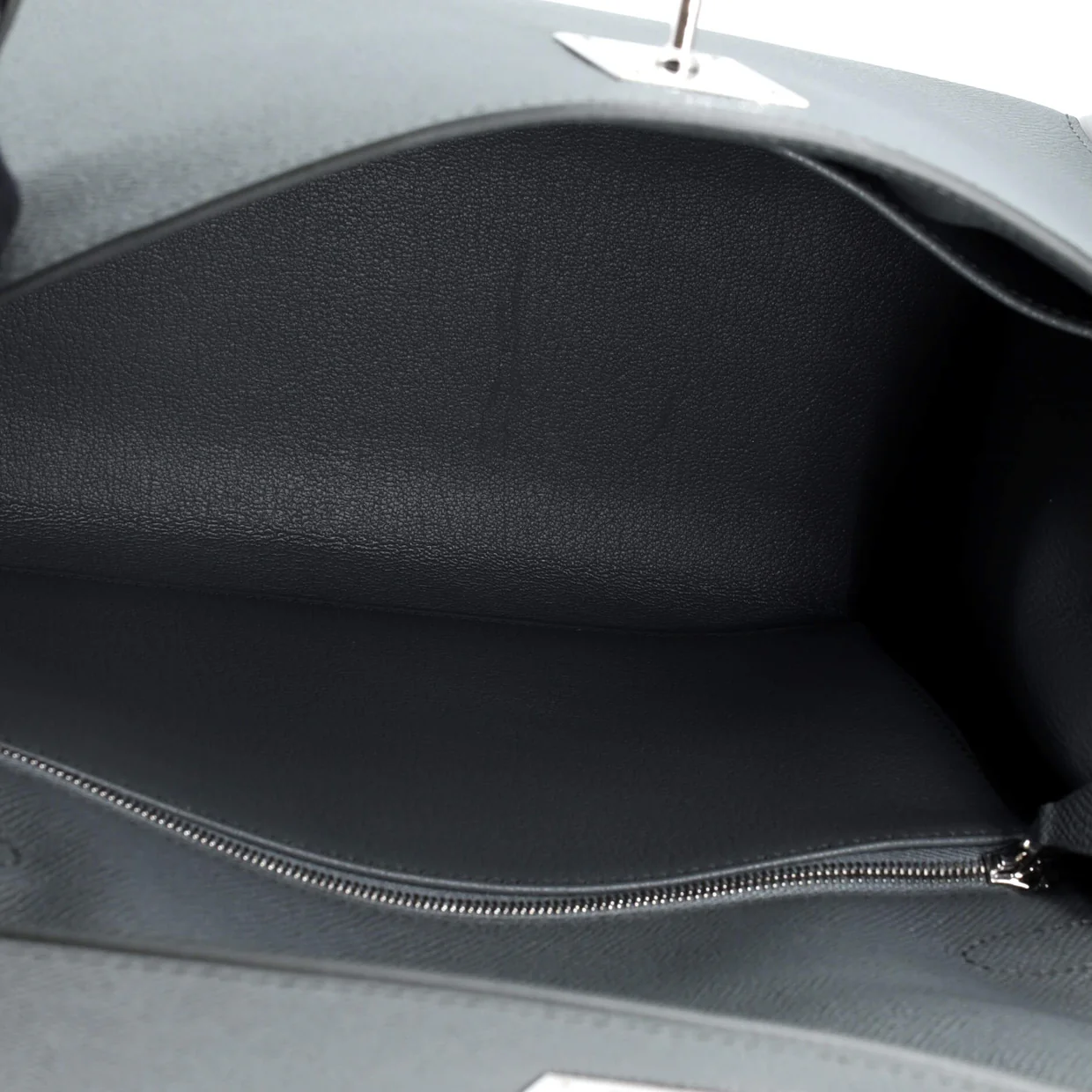 Kelly Handbag Vert Amande Epsom with Palladium Hardware 28 - Deep Luxury