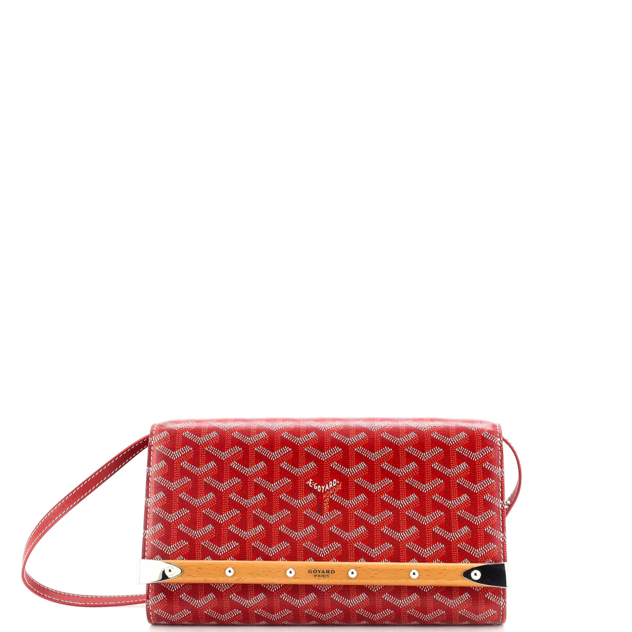 Monte Carlo Clutch with Strap Coated Canvas PM - Deep Luxury