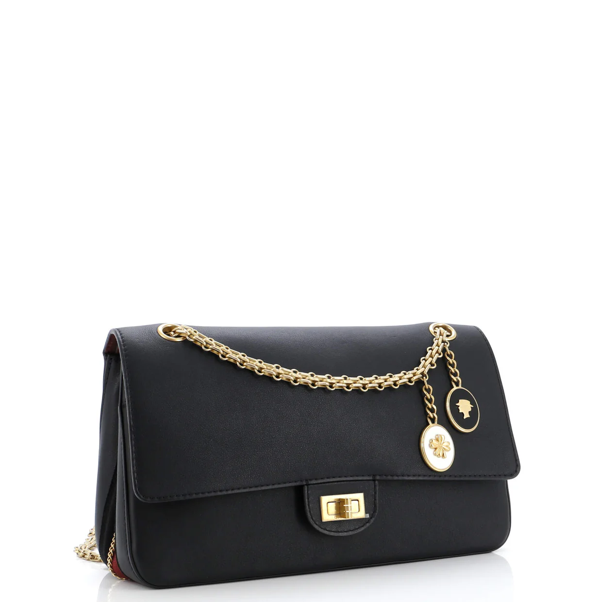 Nude Medallion Reissue 2.55 Flap Bag Calfskin 226 - Deep Luxury