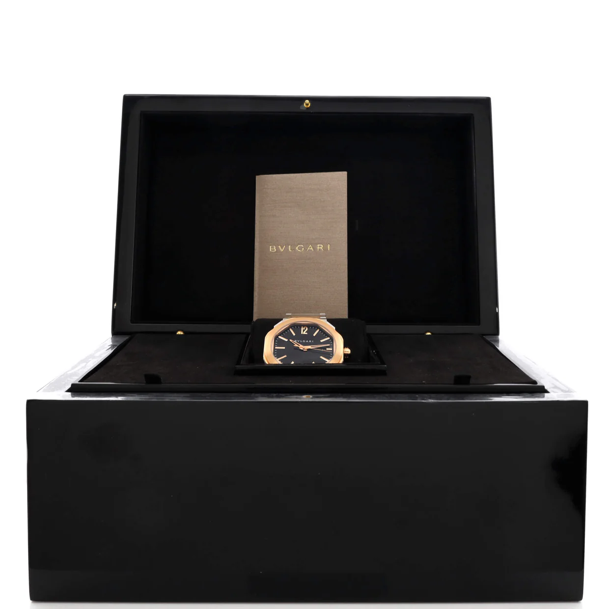Octo Roma Automatic Watch Stainless Steel and Rose Gold 41 - Deep Luxury
