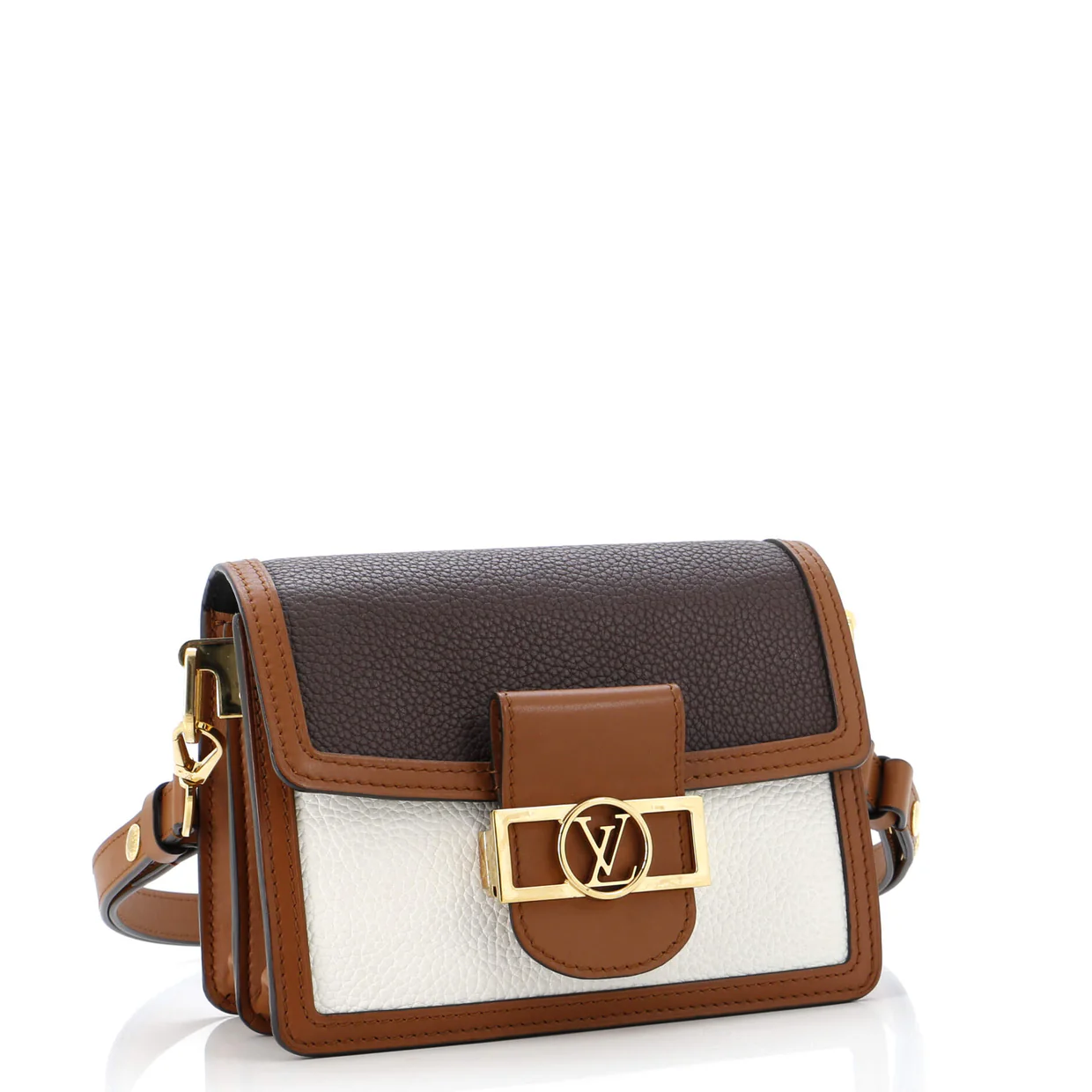 Dauphine Shoulder Bag Taurillon Leather Mini - Deep Luxury