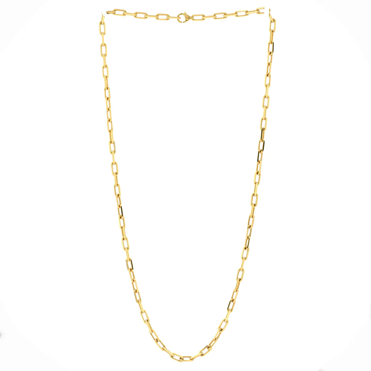 Santos de Cartier Chain Necklace 18K Yellow Gold Medium - Deep Luxury