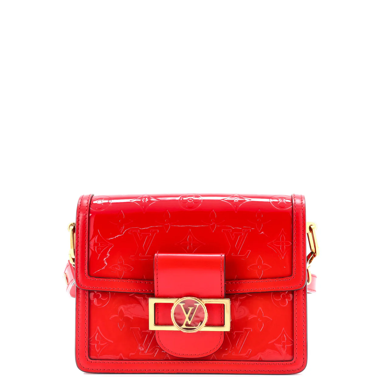 Dauphine Shoulder Bag Monogram Vernis Mini - Deep Luxury