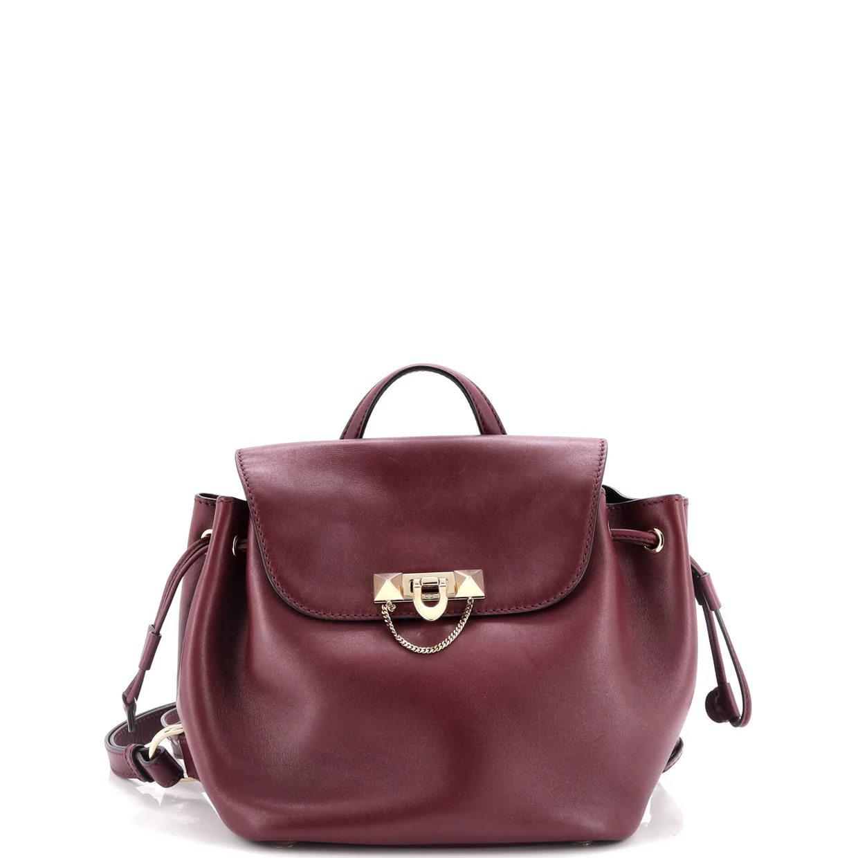 Demilune Drawstring Backpack Leather - Deep Luxury