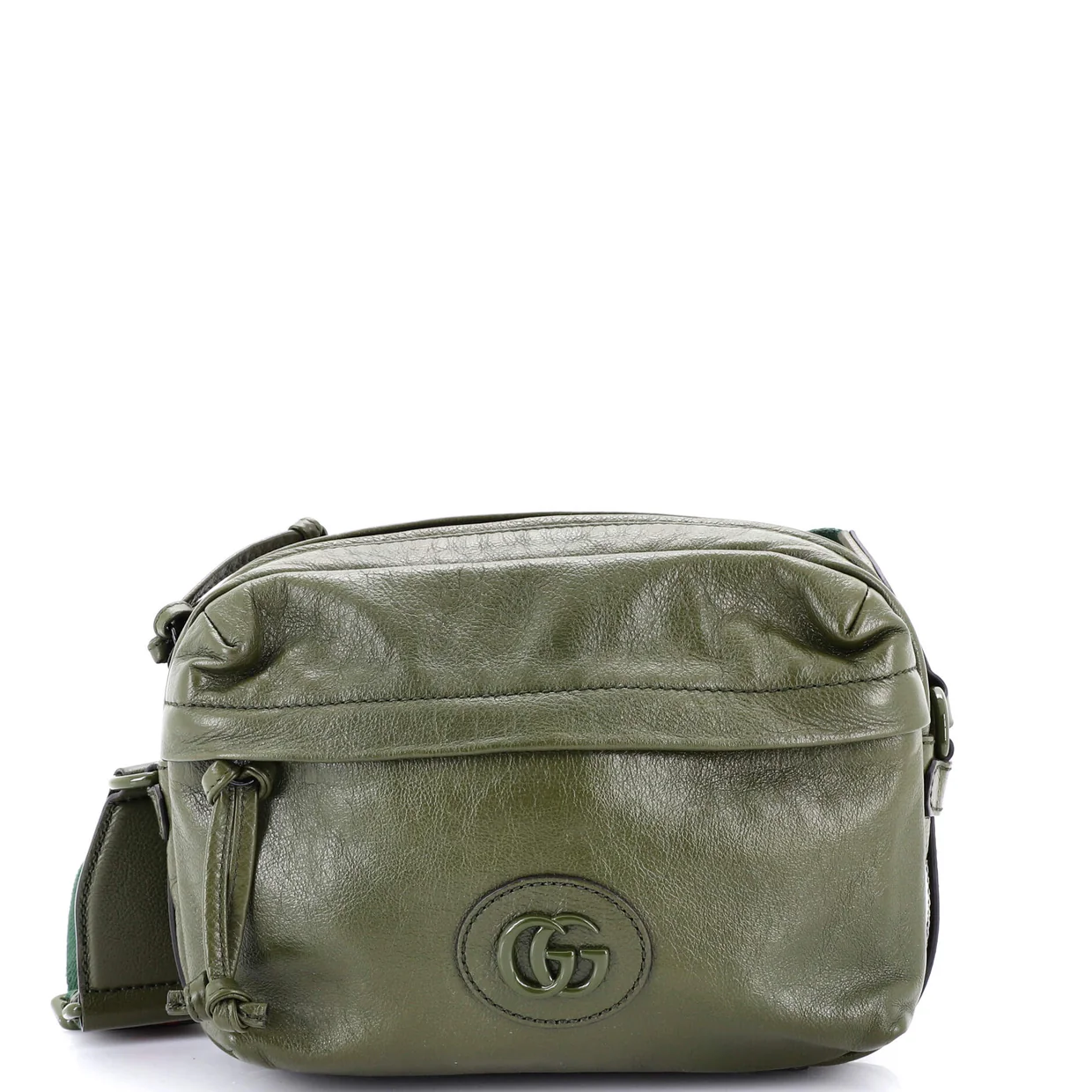 Tonal Double G Shoulder Bag Leather - Deep Luxury
